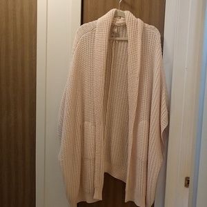 Melissa McCarthy/Seven7 3x pink cardigan